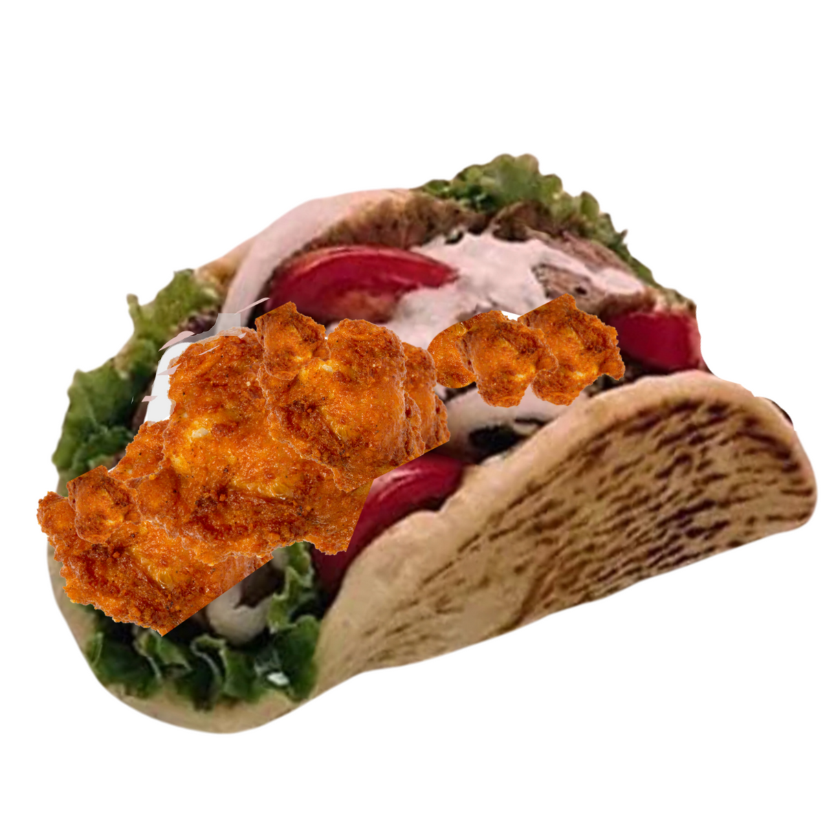 Chicken Gyro On Pita Bread Yonkers Halal Fried Chicken and Gyro